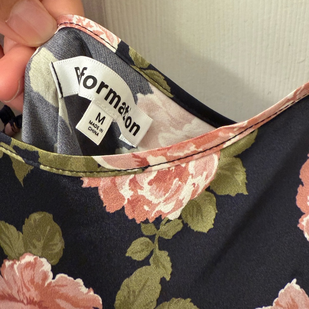 Reformation - Alisal Floral Silk Midi Dress - Picture 9 of 9